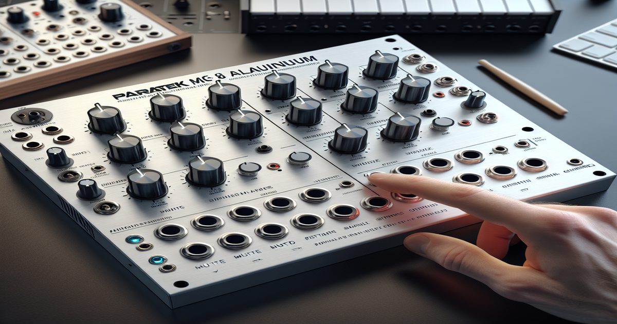 Exploring The Paratek Mkc8 п Aluminium A Versatile 8 Channel Mixer For