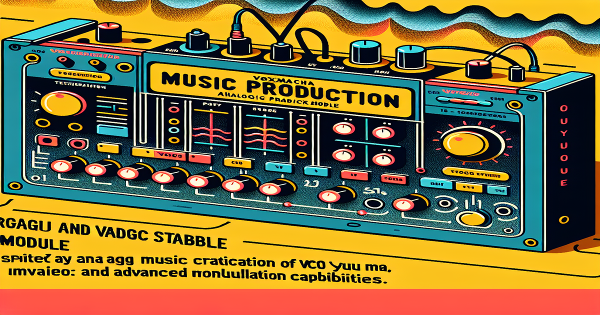 【WEB限定】 Unleashing Raw Analog Power: A Closer Look at the Voxmachina 鍵盤楽器